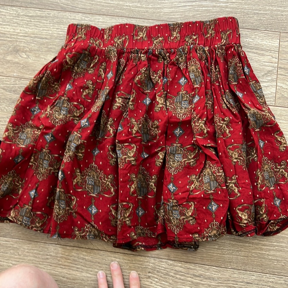 Red vintage skirt